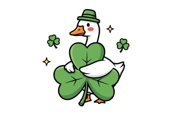 Download Lucky Goose St Patrick's Day SVG PNG - Premium Resources