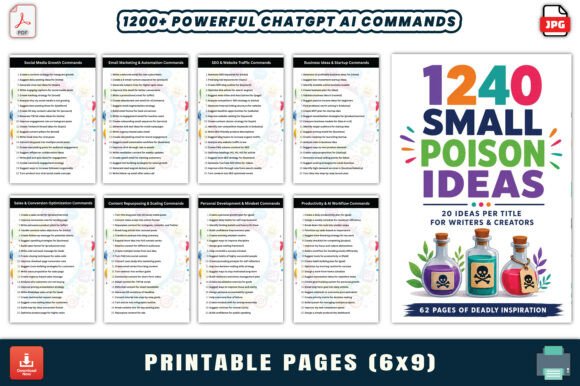 Download 1200+ Powerful ChatGPT AI Commands - Powerful Collection